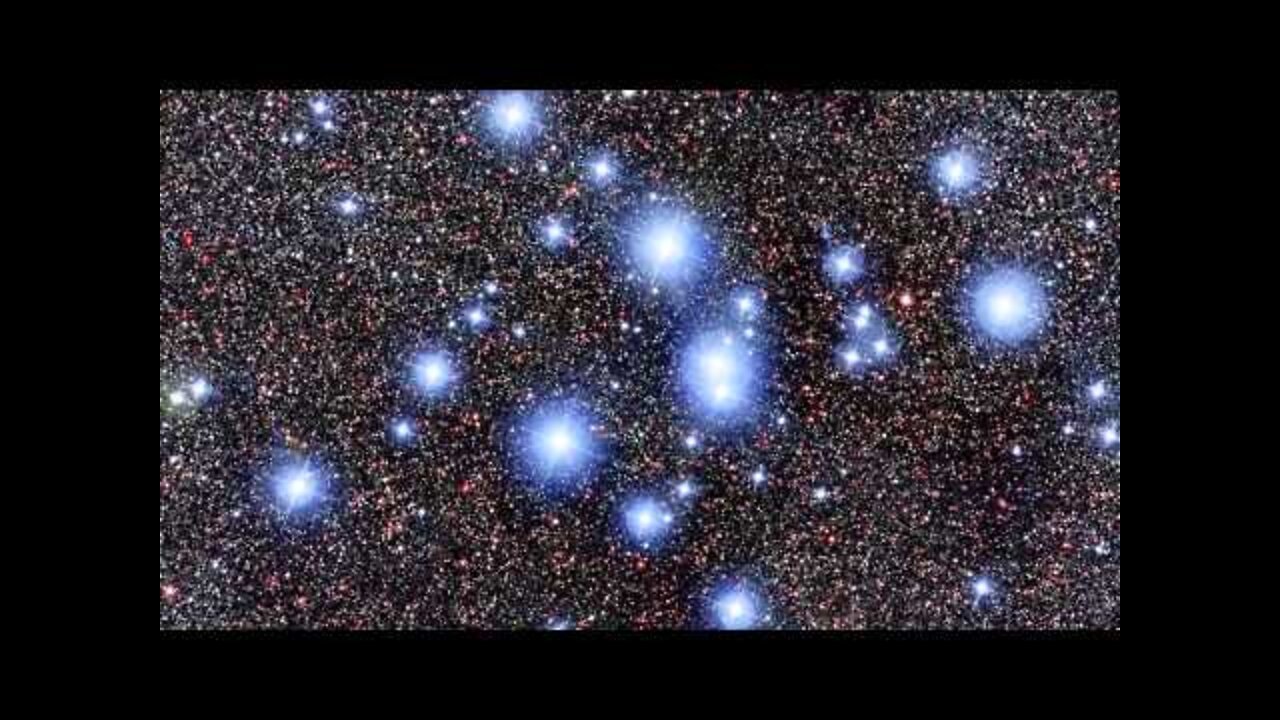 Panning across the bright star cluster Messier 7