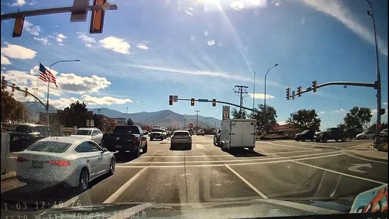 Casually Cycling Out in Front of a 60MPH Car