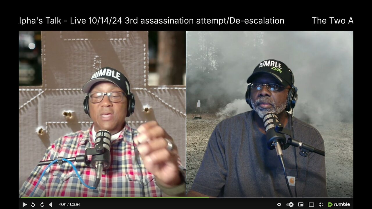 The Two Alpha's Talk - Live 10/14/24 3rd assassination attempt / De-escalation