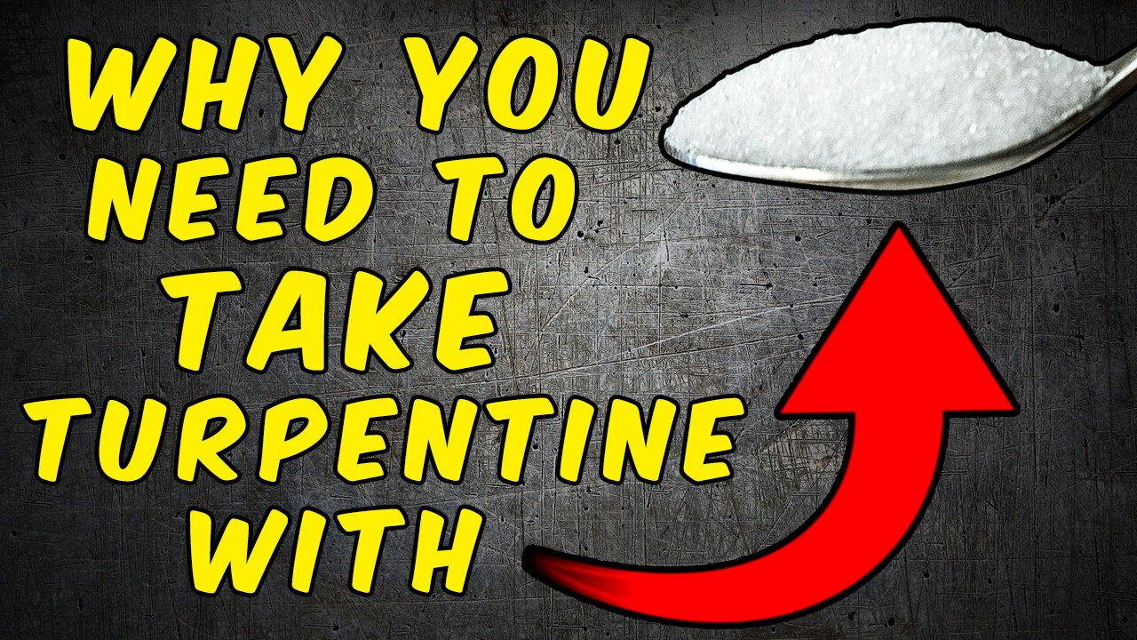 Why You Need To Take Turpentine With White Sugar!