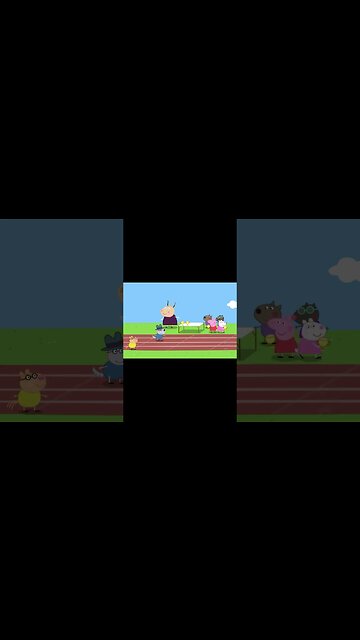 MY FRIEND PEPPA PIG - RUNNING IS FUN ! #shorts