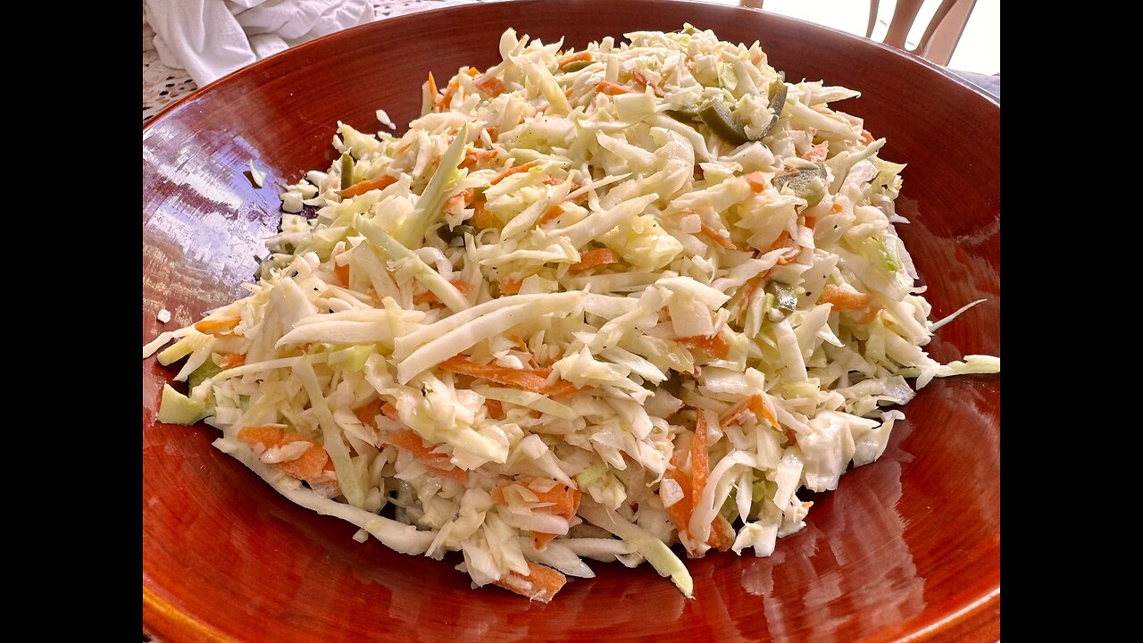 Spicy Coleslaw with Maple: Healthy and Perfect for BBQ