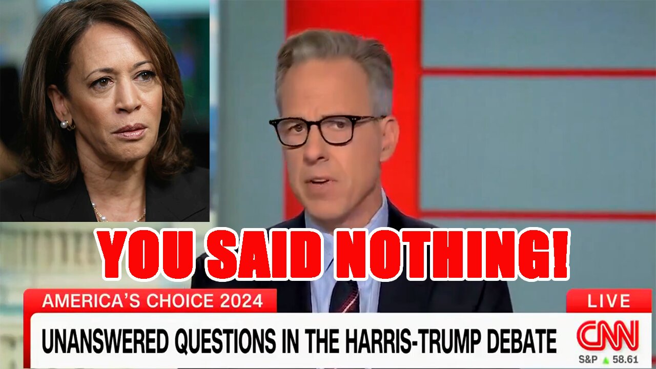 Jake Tapper EXPOSES Kamala Harris's BIGGEST Mistake!