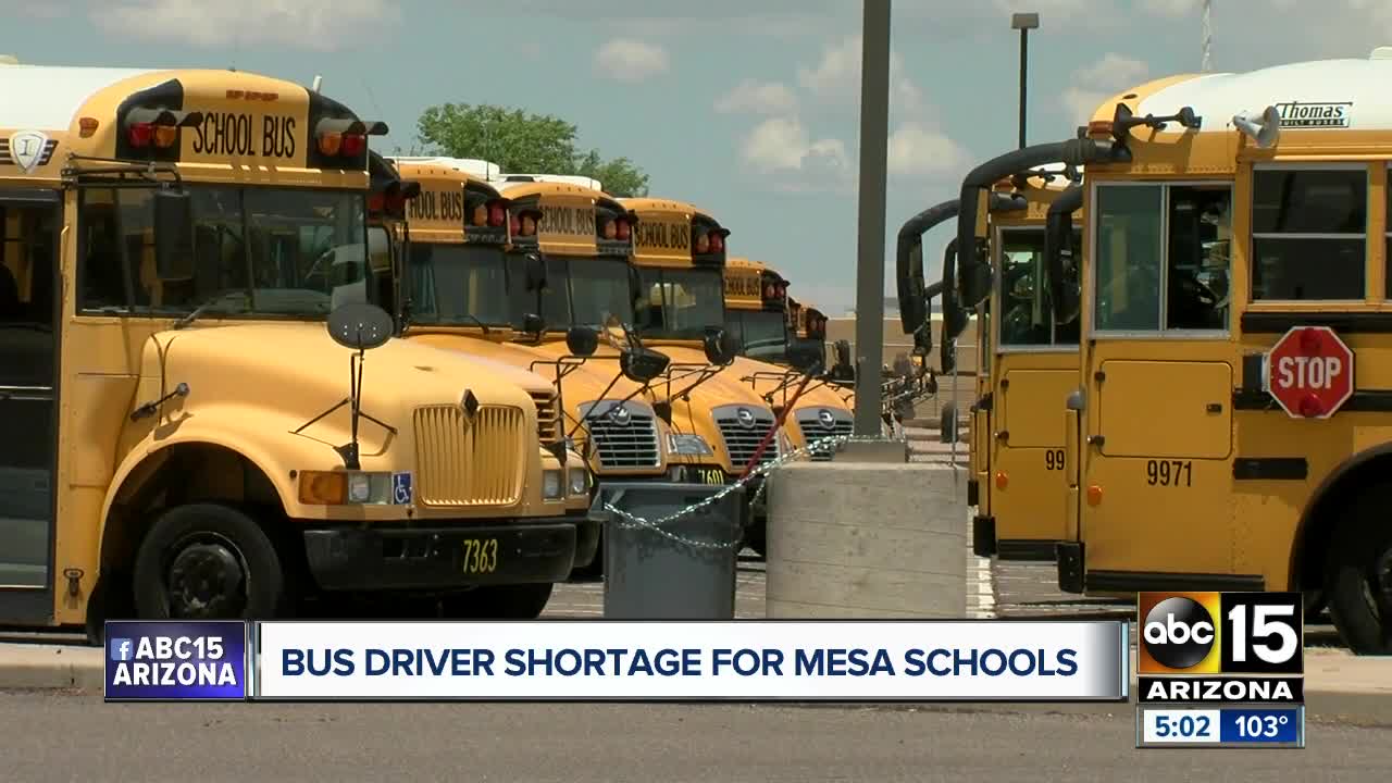 Drivers wanted: Mesa, other Valley districts starting school year with bus driver shortage