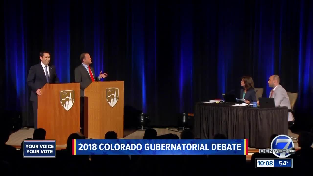 Recap: Jared Polis and Walker Stapleton square off in final Colorado governor's debate