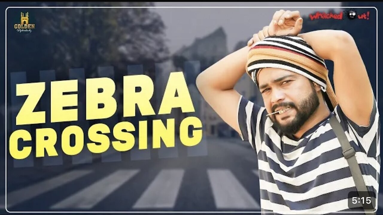 Zebra Crossing | Hyderabadi Latest Funny Video | Social Message Video | Golden Hyderabadiz