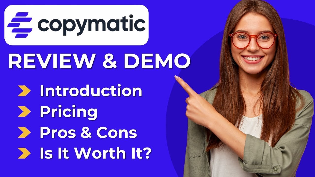 Copymatic Review | Complete Copymatic AI Review & Walkthrough