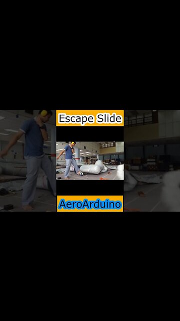 Imagine How They Test Escape Slide in Workshop #Aviation #Flying #AeroArduino