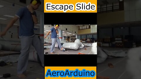 Imagine How They Test Escape Slide in Workshop #Aviation #Flying #AeroArduino