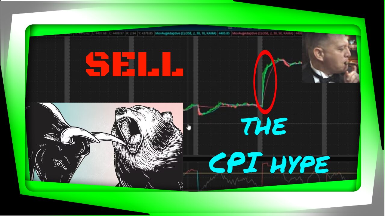 Sell the hype, take profits. CPI is not this good.