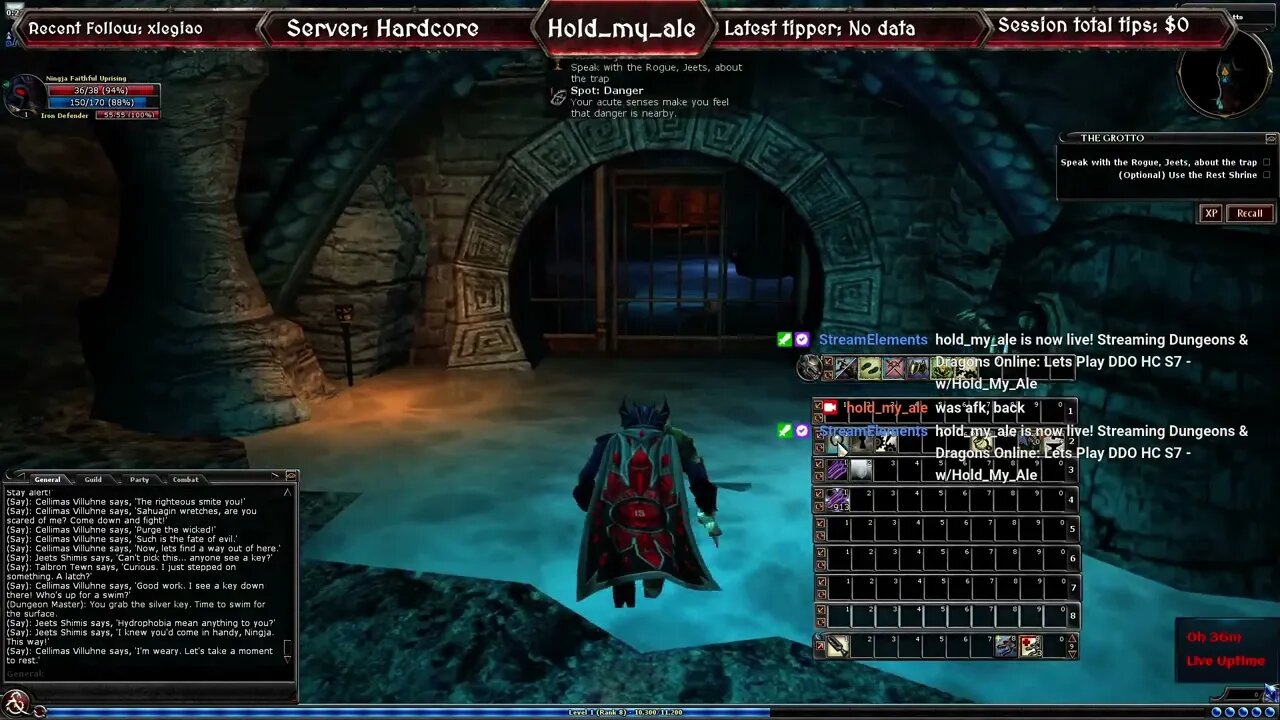 Lets Play DDO Hardcore Season 7 wHold My Ale 12 27 22 3of10