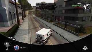 Salvador - Complete os 12 níveis da missão de Paramédico - Grand Theft Auto: San Andreas PS5