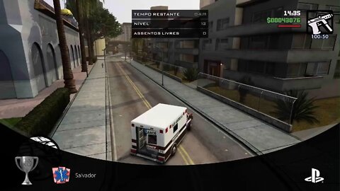 Salvador - Complete os 12 níveis da missão de Paramédico - Grand Theft Auto: San Andreas PS5