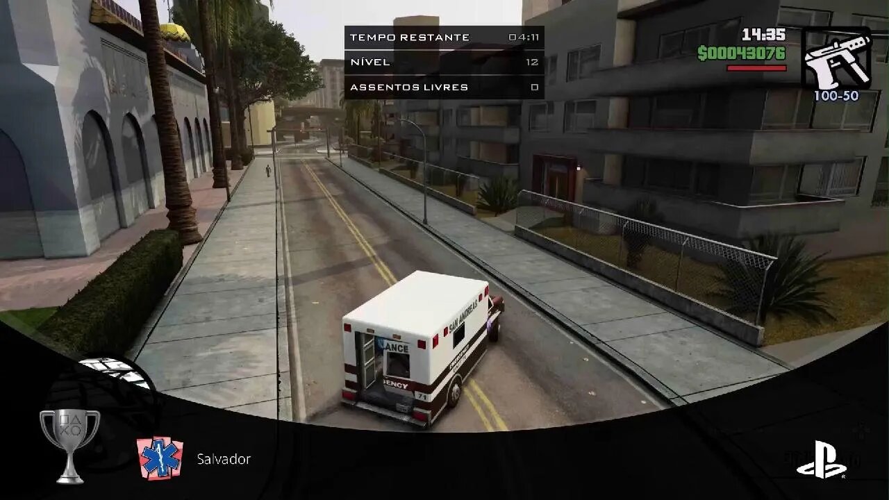 Salvador - Complete os 12 níveis da missão de Paramédico - Grand Theft Auto: San Andreas PS5
