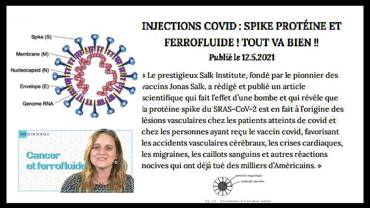 VACCIN ARNM Covid/ Une arme biologique génocidaire ! Lire descriptif