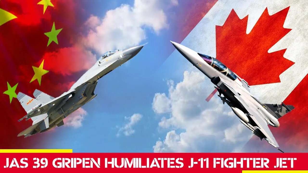 🔴 JAS 39 Gripen Humiliates China's J-11 fighter jet