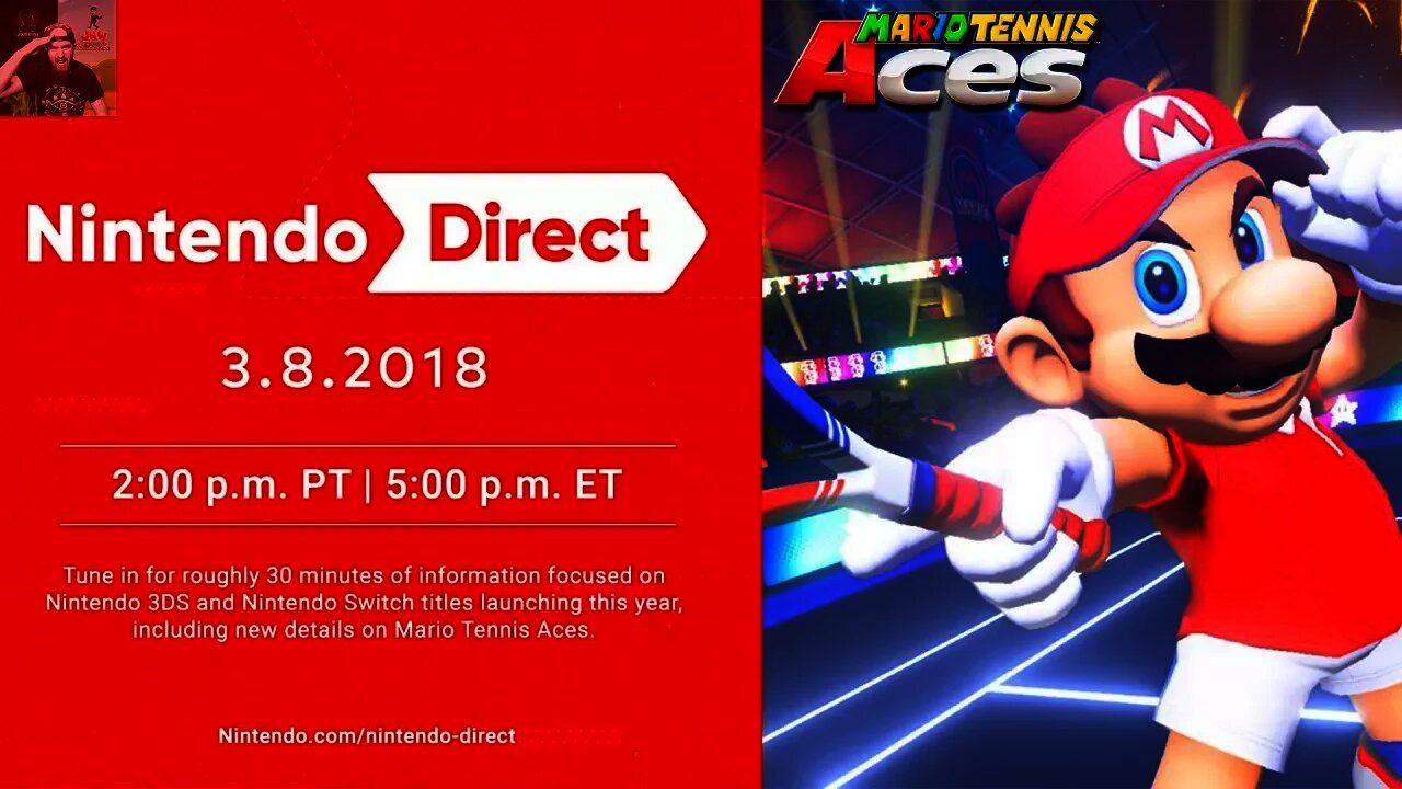 Nintendo Direct 3.8.2018 & Mario Tennis Aces Release Date, New Characters, & Boxart Leaked!