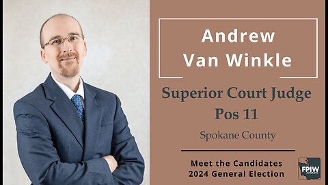 Andrew Van Winkle • Superior Court Judge • Spokane County