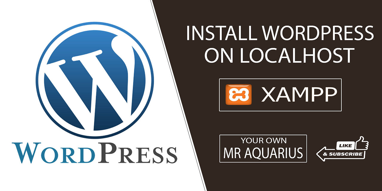 Easy To Install WordPress on Localhost Xampp || WordPress Course For Beginners