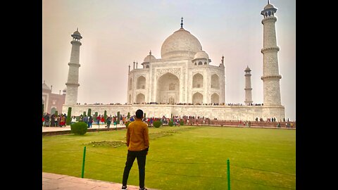 The Taj Mahal view