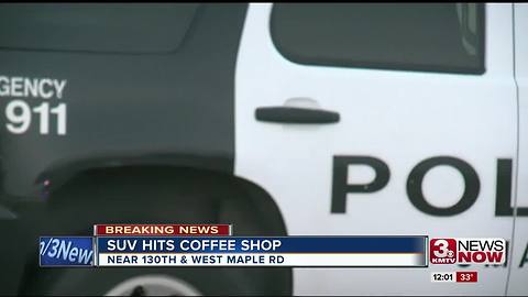SUV hits Crane Coffee