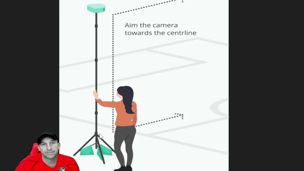 Trace Teams Sports Camera Set Up Part 4 Starting Recording, Rising Up Camera & Camera Stand Hold Dow