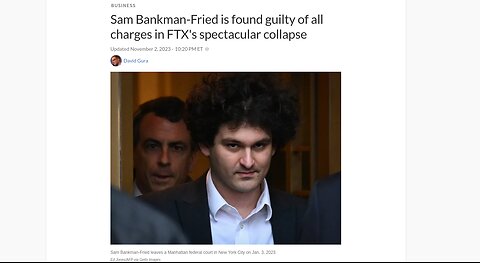 Sam Bankman-Fried is found guilty of all charges in FTX's spectacular collapse