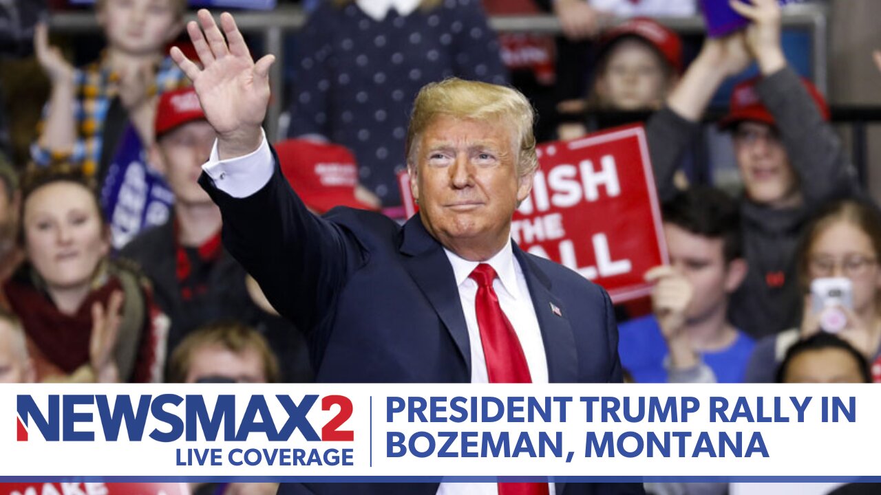 President Donald Trump campaign rally in Bozeman, Montana | NEWSMAX2