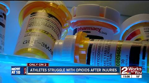 Athletes at risk of addiction after injuries