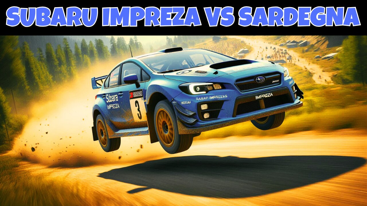 Subaru Impreza at Sardegna Dirt Track