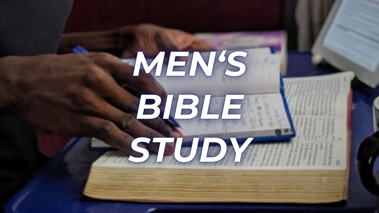 Announcement: Men's Bible Study