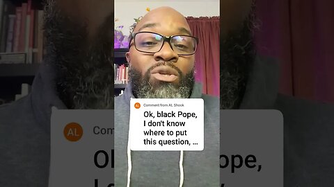 Answering a commenter episode 3