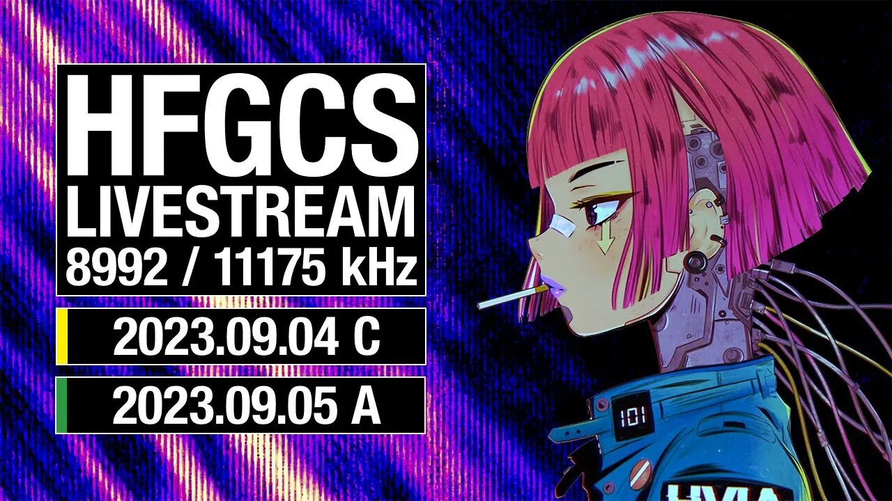 HFGCS Livestream (Emergency Action Messages on 8992 kHz and/or 11175 kHz)