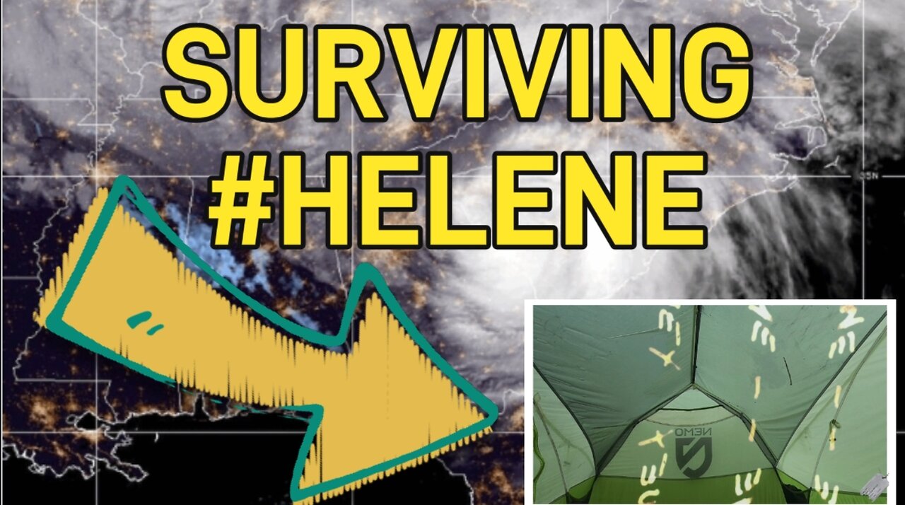 Surviving Helene / Tent Camping In Pine Mountain, GA