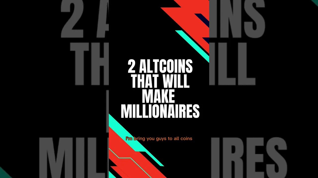 #Shorts 2 #Crypto #Altcoins That Will Make Millionaires 🤑