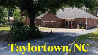 Taylortown, NC, Town Center - Small Towns - Walk & Talk Tour - Vlogging America