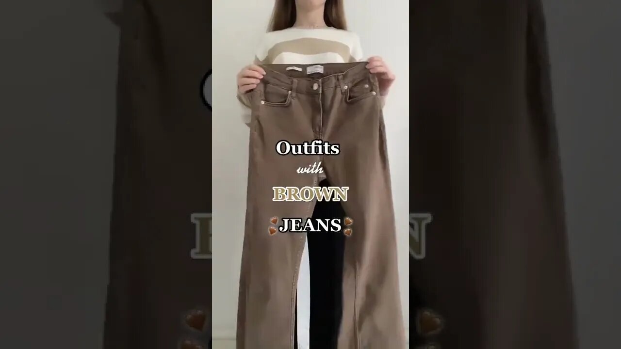 Brown Jeans Outfit tiktok aestheticclothesxo