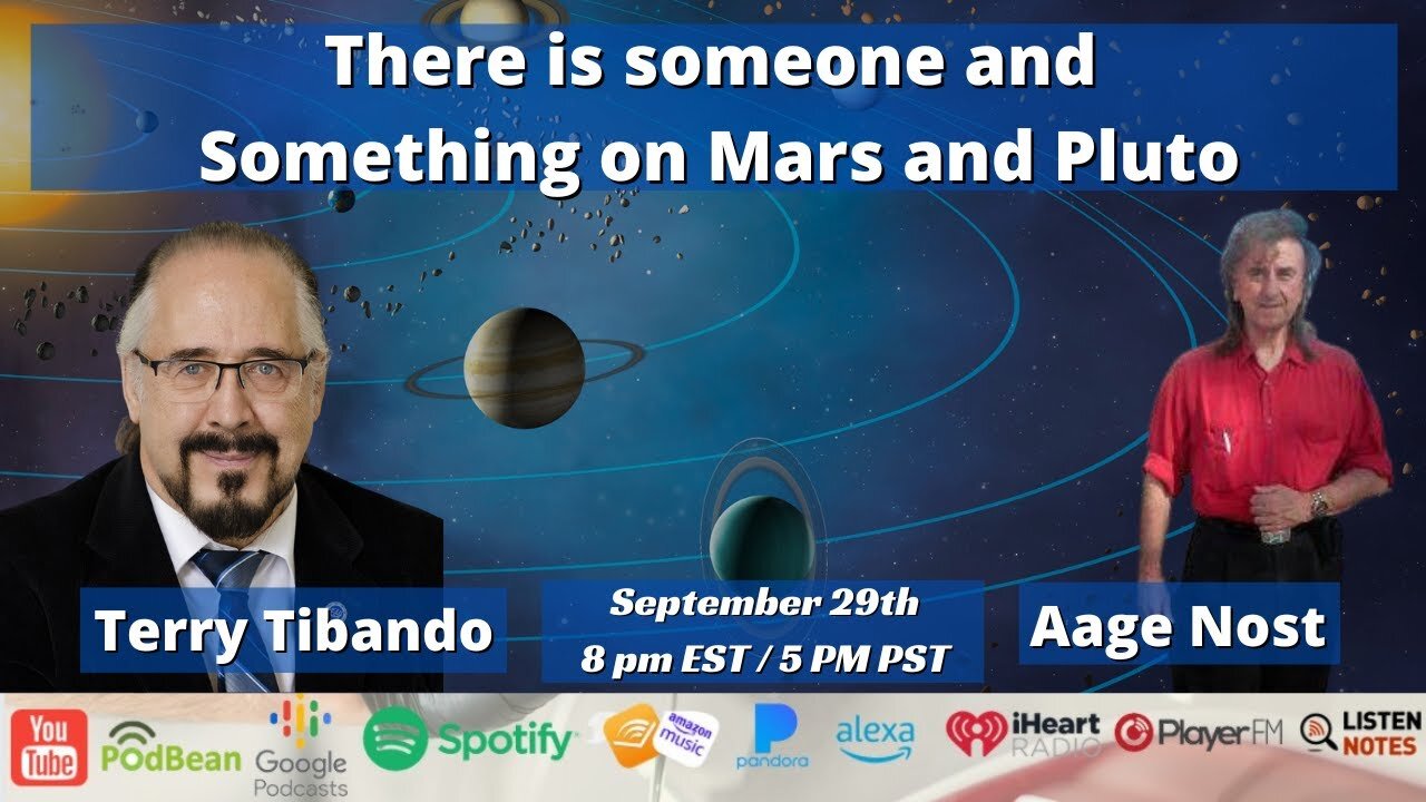 There is Someone and Something on Mars and Pluto