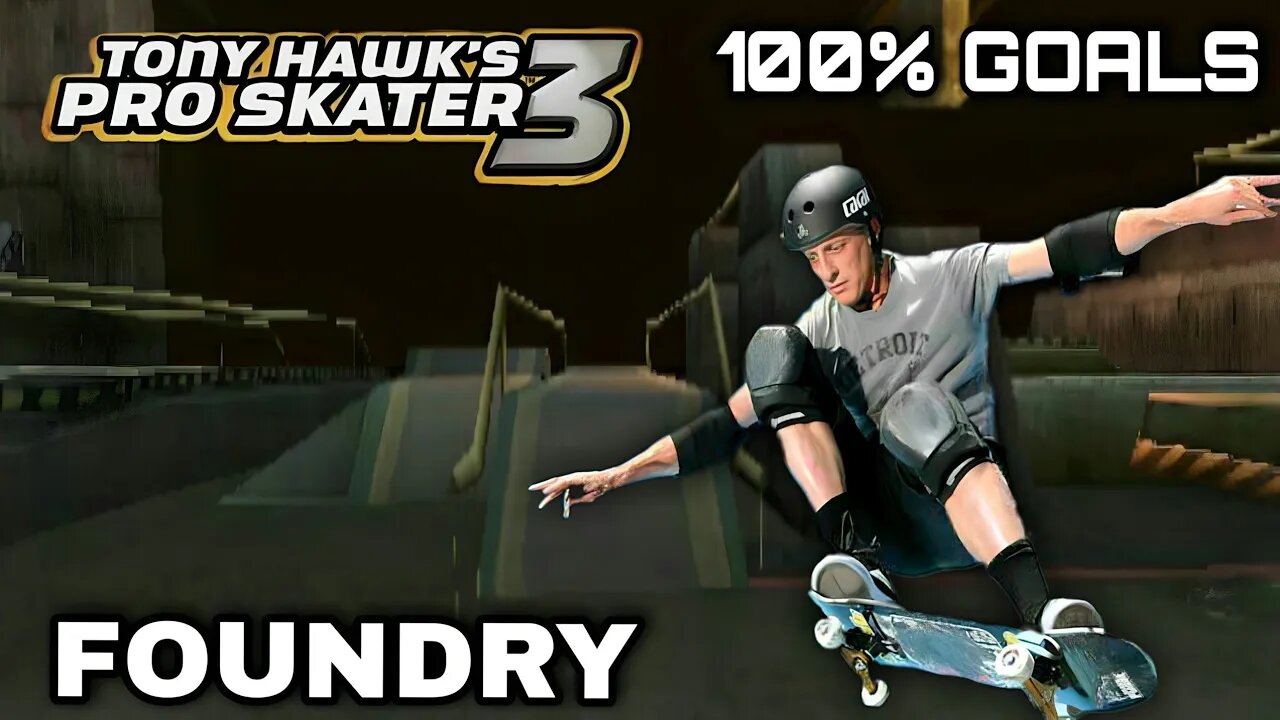 Tony Hawks Pro Skater 3 | (Ps1) | Foundry 100% Goals, Stats e Decks (walkthrough )