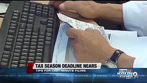 Tips for filing taxes as deadline nears