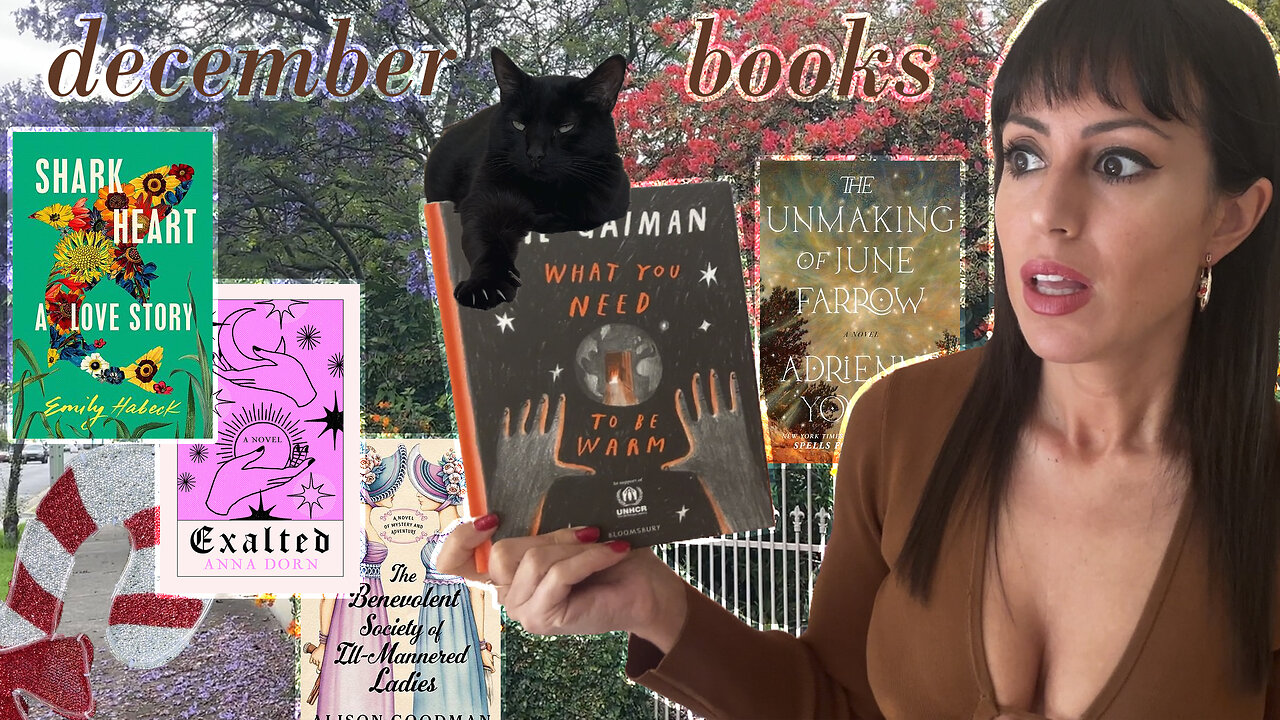 december reading VLOG | animalistic love, astro melodrama, time travelling tales & more