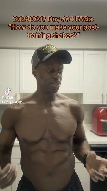 20240203 Day 664 Part-3 - My Post-Training Shake!!