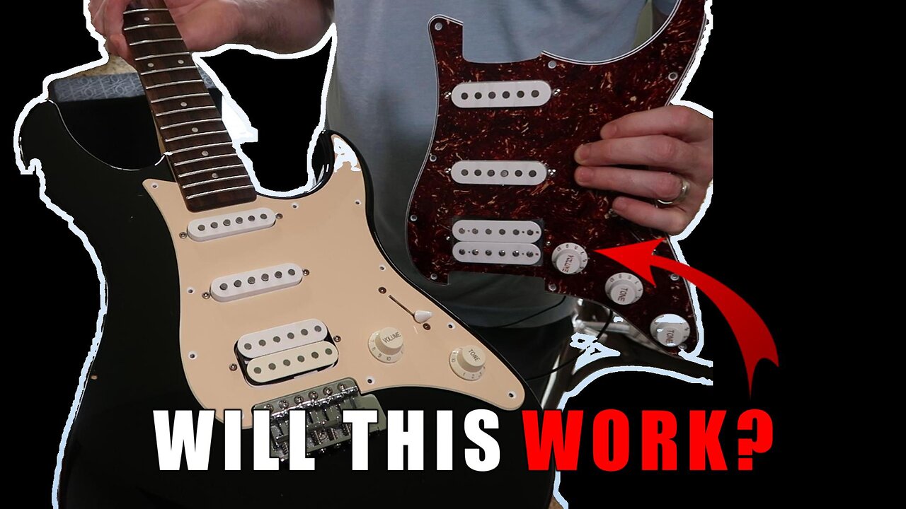 Replacing and Upgrading A 2008 Yamaha EG 112C (Strat Style) Pickguard