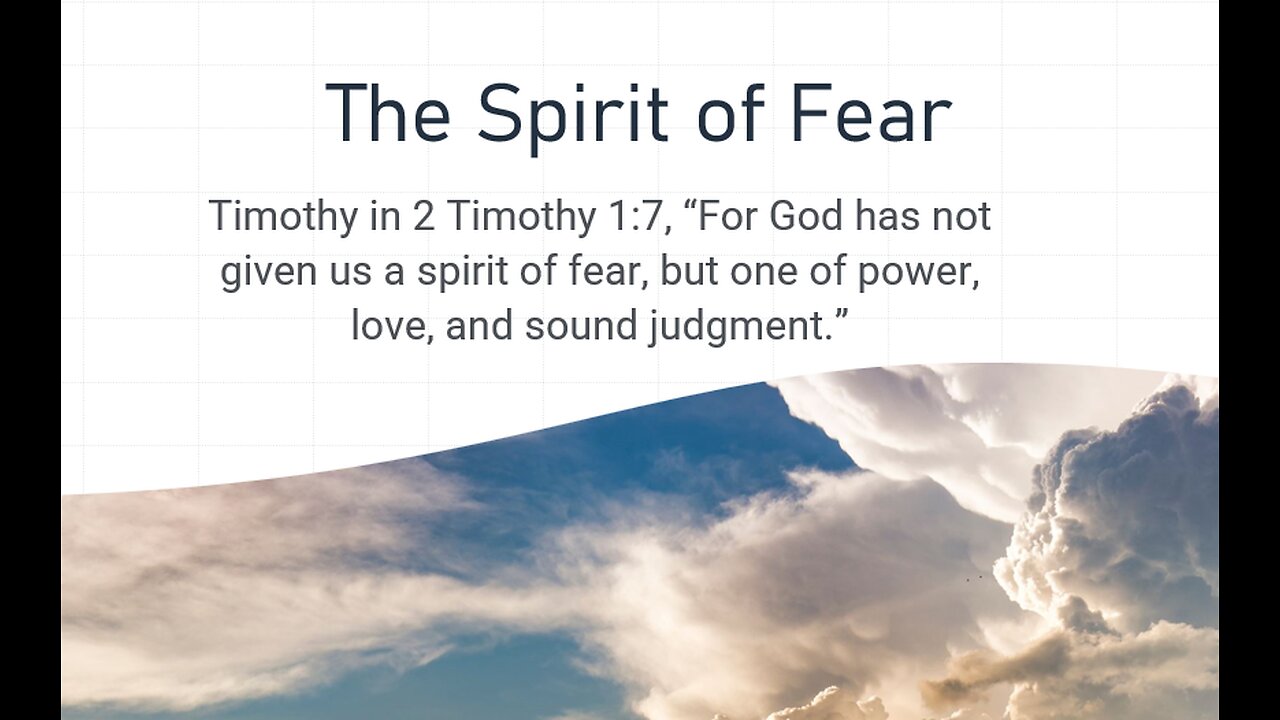 The Spirit of Fear