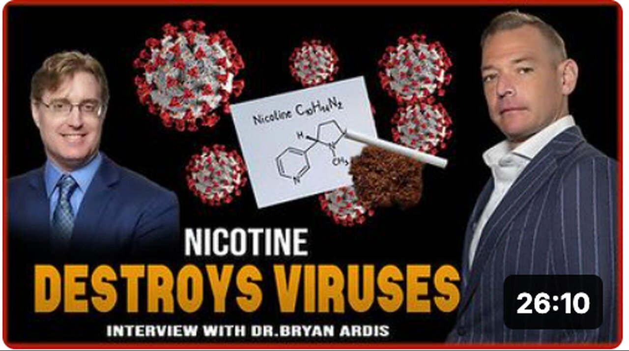 NICOTINE Can Remove Vaccine Nanotechnology - Stew Peters & Dr. Bryan Ardis