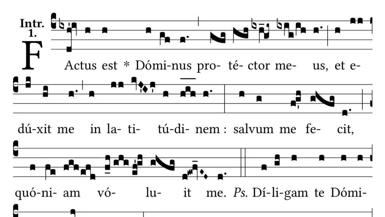 Factus est Dominus - Introit for the 2nd Sunday post Pentecost