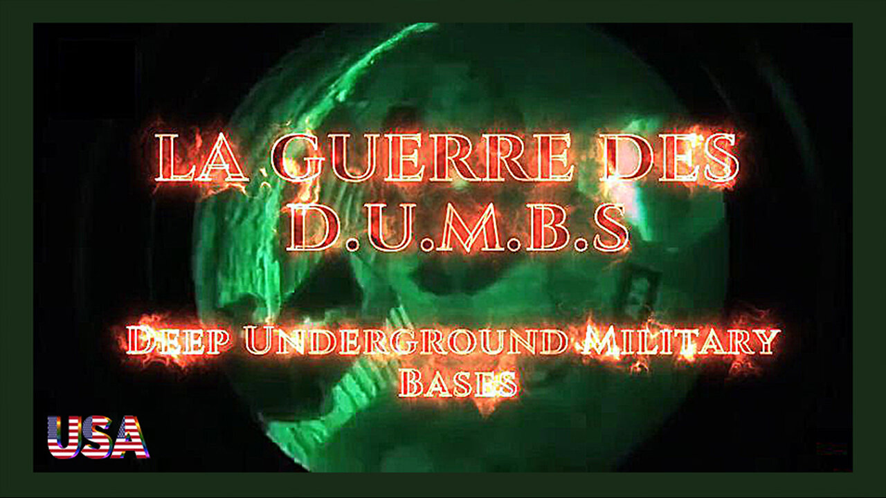 USA / La guerre dans les D.U.M.B.S (Tunnels).Voir descriptif