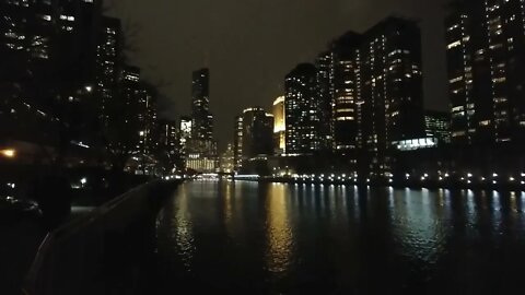 Chicago at night