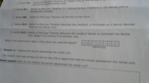 The forms are fraudulent made up, caught third time, calling Police!