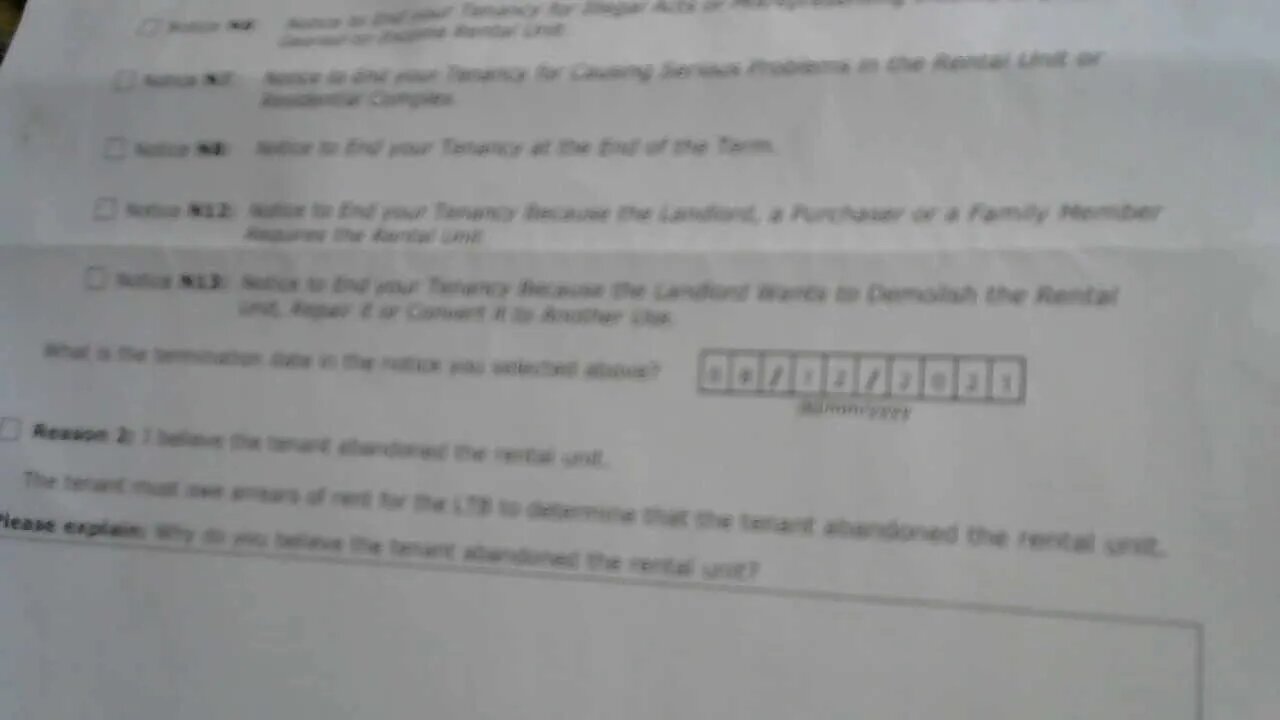 The forms are fraudulent made up, caught third time, calling Police!